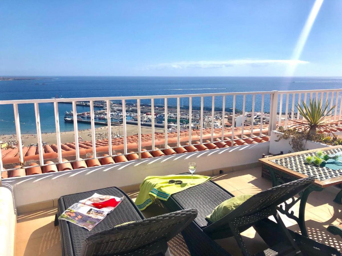 Amazing Sea Views In Cactus Blanco Lägenhet Los Cristianos  Exteriör bild